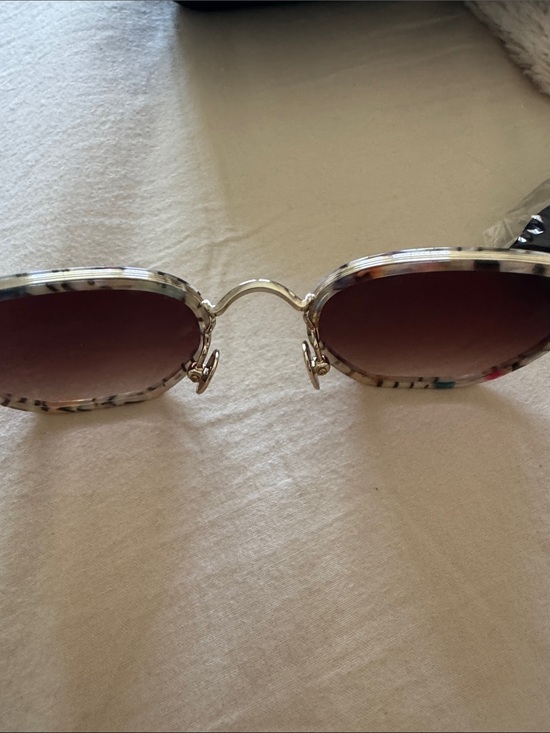 KREWE Pascal Sunglasses, Confetti frame with Brown Gradient Lenses main image 6